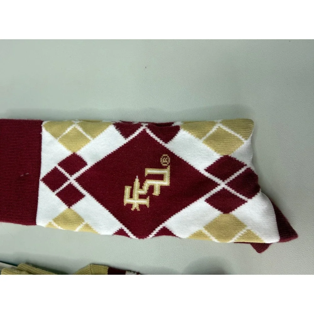 Strideline Florida State Seminoles FSU Business Casual Socks 2 Pairs M/L NEW